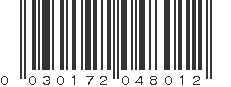 UPC 030172048012