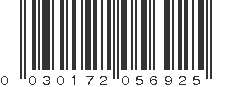 UPC 030172056925