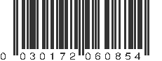 UPC 030172060854