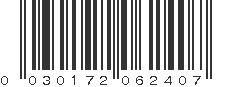 UPC 030172062407