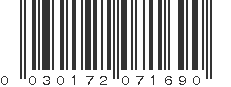 UPC 030172071690