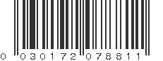 UPC 030172078811