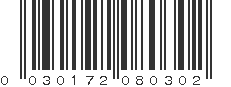 UPC 030172080302