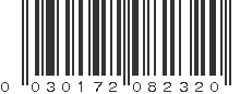 UPC 030172082320