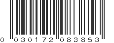 UPC 030172083853