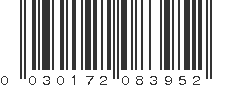 UPC 030172083952