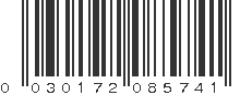 UPC 030172085741