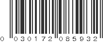 UPC 030172085932