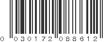 UPC 030172088612