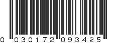 UPC 030172093425