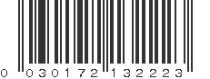 UPC 030172132223