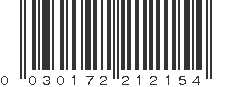 UPC 030172212154