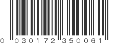 UPC 030172350061