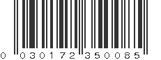 UPC 030172350085