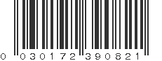 UPC 030172390821