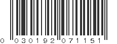 UPC 030192071151