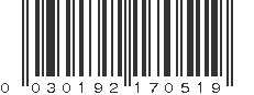 UPC 030192170519