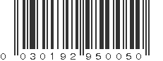 UPC 030192950050