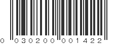 UPC 030200001422