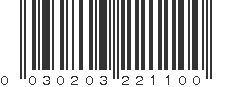 UPC 030203221100