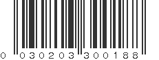 UPC 030203300188