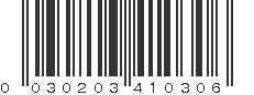 UPC 030203410306