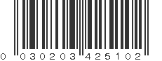 UPC 030203425102