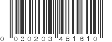 UPC 030203481610