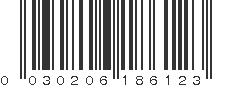 UPC 030206186123