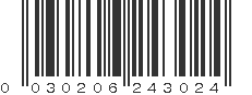 UPC 030206243024