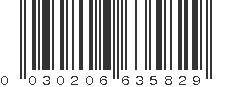 UPC 030206635829