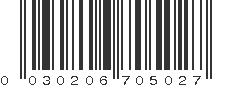 UPC 030206705027