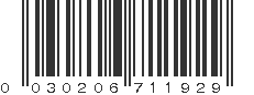 UPC 030206711929