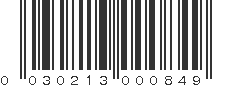 UPC 030213000849