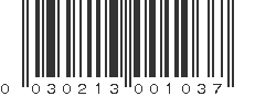 UPC 030213001037