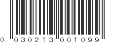 UPC 030213001099