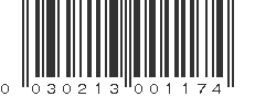 UPC 030213001174