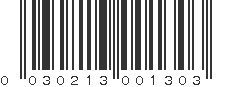 UPC 030213001303