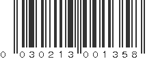 UPC 030213001358