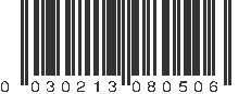 UPC 030213080506