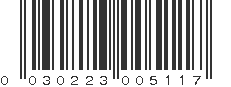 UPC 030223005117