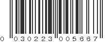 UPC 030223005667