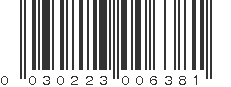 UPC 030223006381