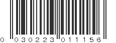 UPC 030223011156