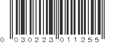 UPC 030223011255