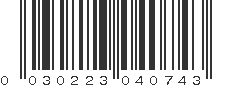 UPC 030223040743