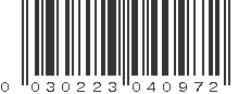 UPC 030223040972