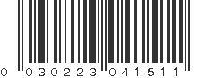 UPC 030223041511