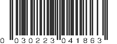 UPC 030223041863