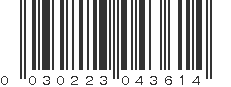 UPC 030223043614